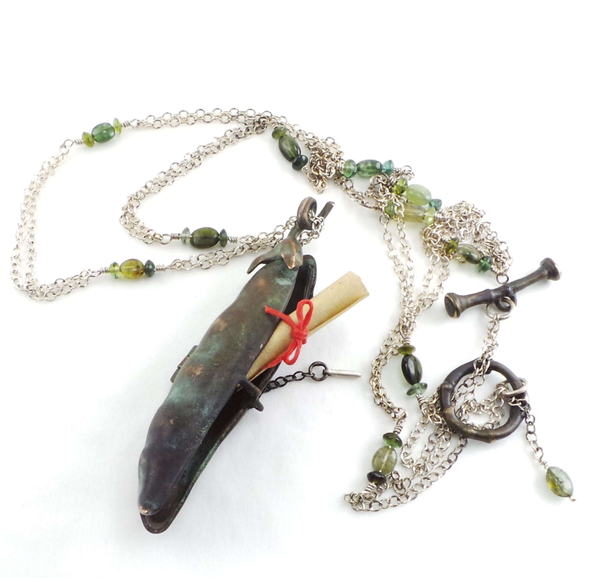 Sweet Pea Locket - Donna Hiebert Artist