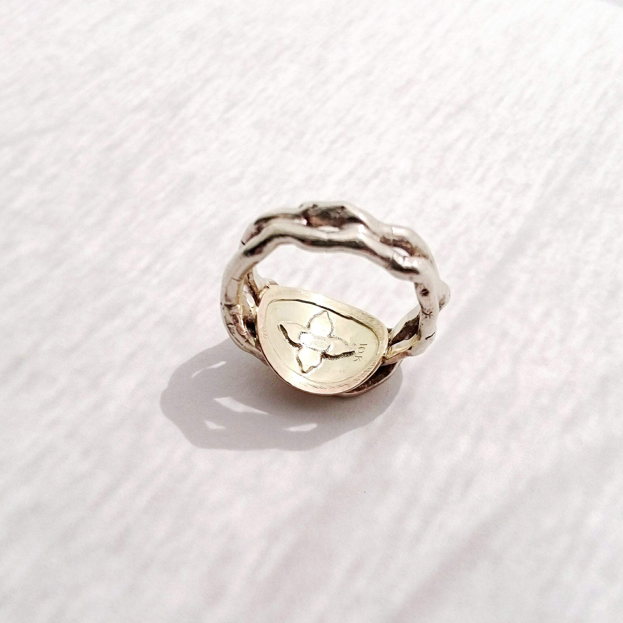 Root and Family Crest Ring for Odette