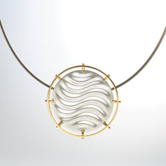 A - Un Pendant, Round - Donna Hiebert Artist