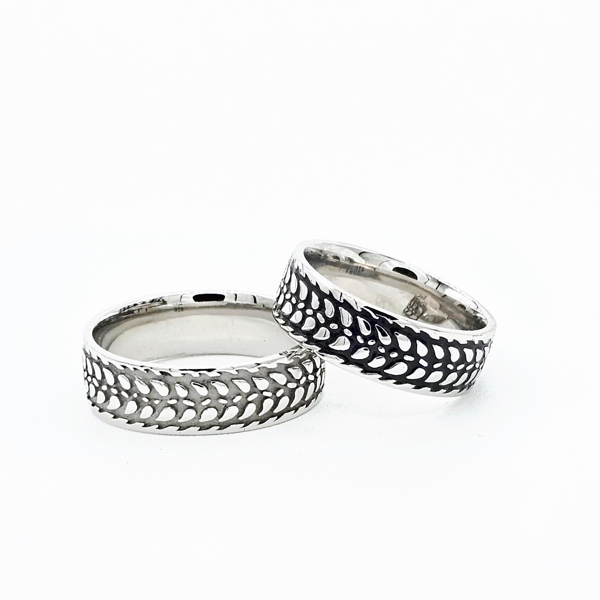 Barley Ring in Stainless Steel - Donna Hiebert Artist