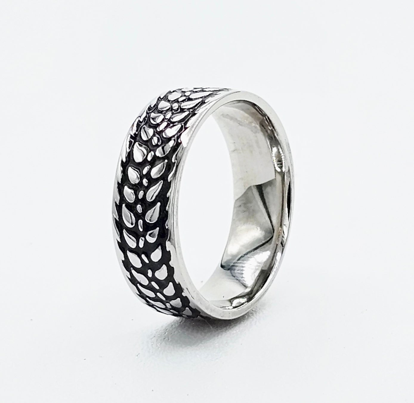 Barley Ring in Stainless Steel - Donna Hiebert Artist