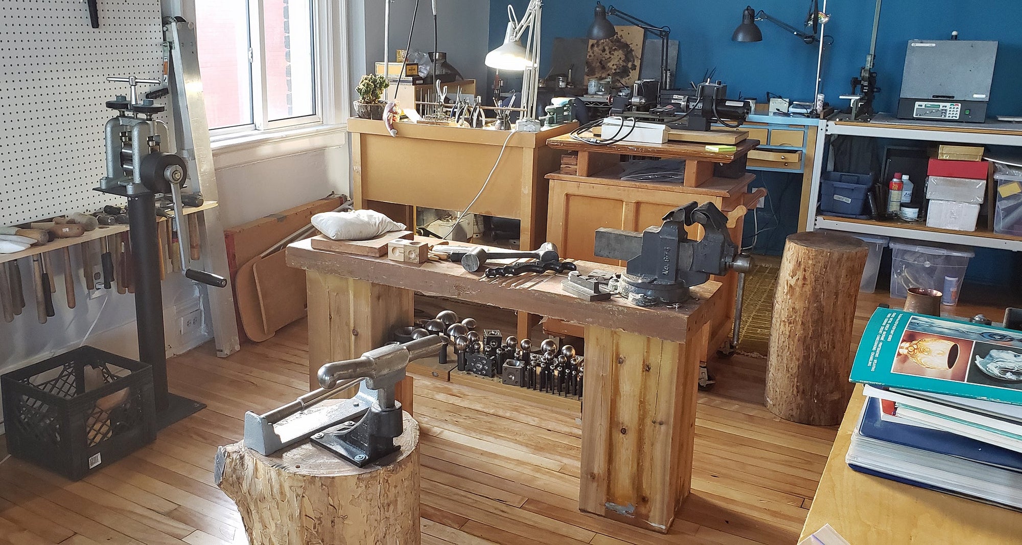 Play with Fire and Hammer like a Boss: Introduction to Jewellery Making and Metalsmithing January 2025 - Donna Hiebert Artist