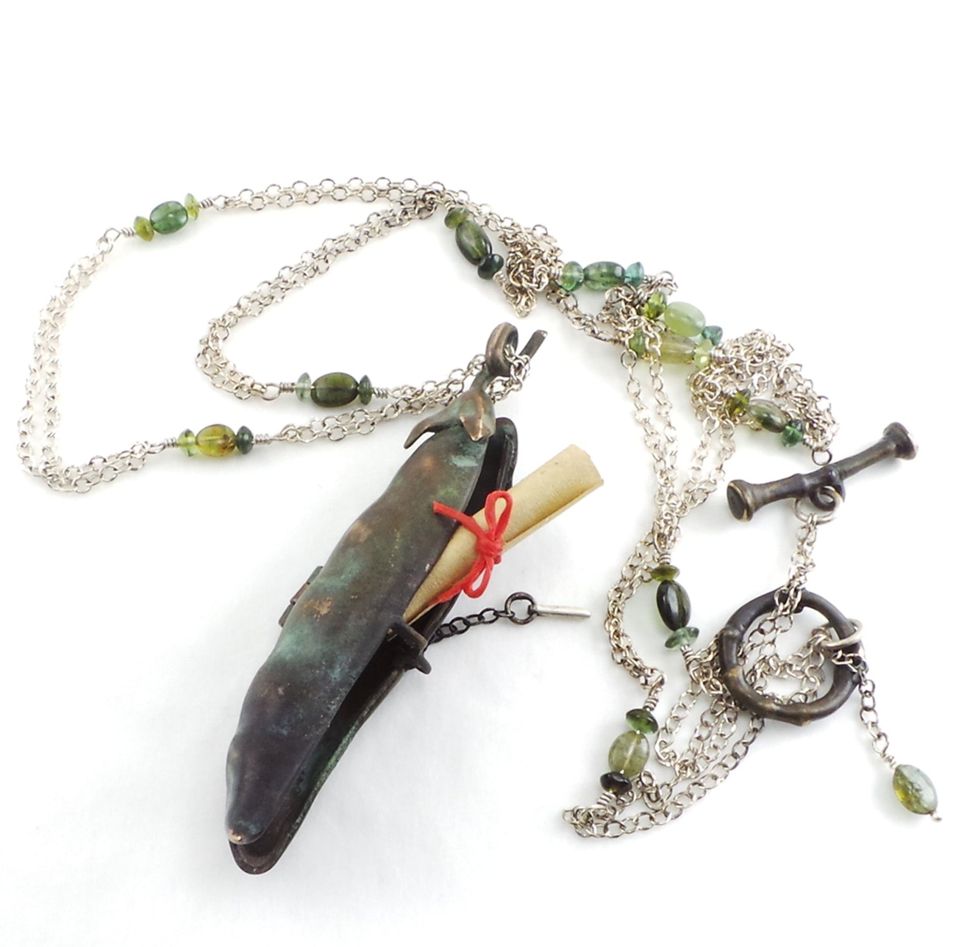 Sweet Pea Locket - Donna Hiebert Artist