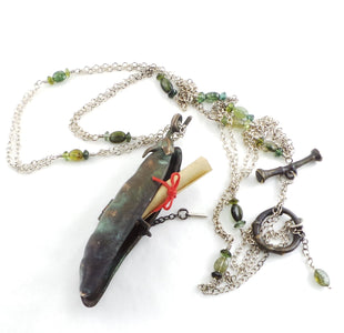 Sweet Pea Locket - Donna Hiebert Artist